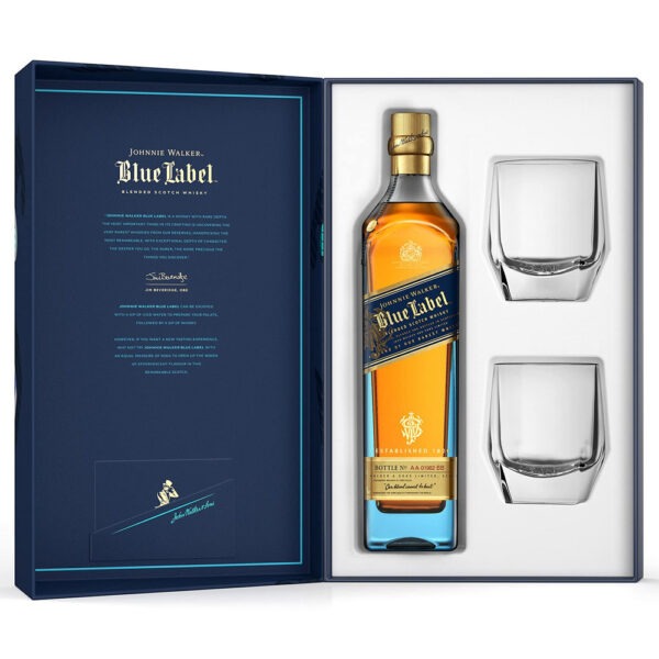 Johnnie Walker Blue Label Limited Edition 2 Glass Set