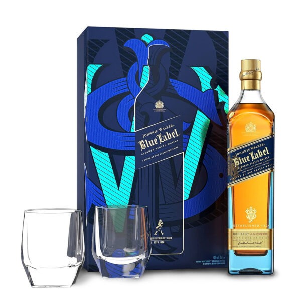 Johnnie Walker Blue Label Limited Edition 2 Glass Set